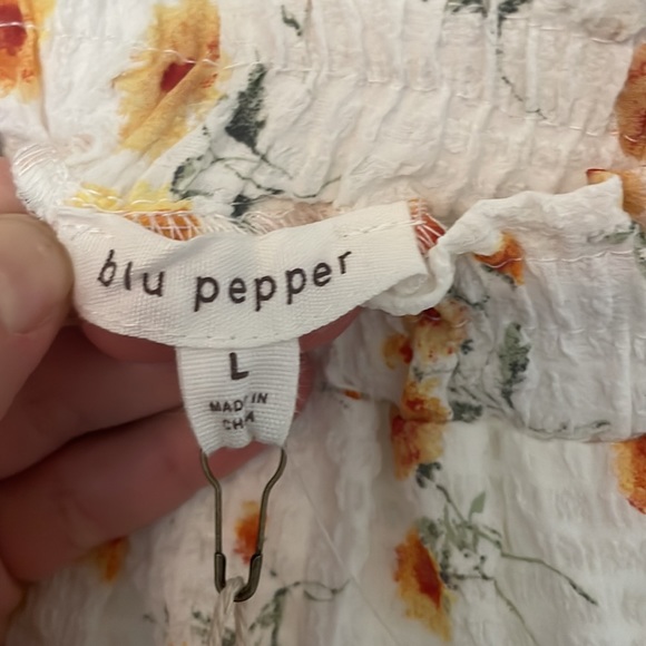 NWT Summer floral skirt. Size L. - Picture 6 of 8